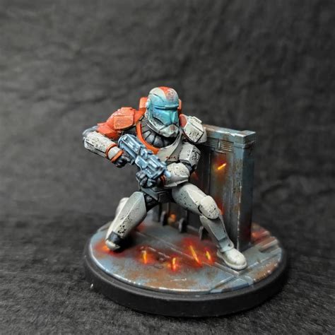 Painted one of the command clone as a republic commando character : r ...