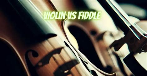 Violin vs fiddle - All For Turntables