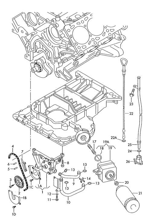 Volkswagen Passatvariant 2000 2001 Oil Pump Oil Cooler Vag