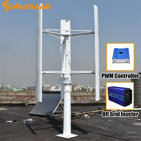 Ce Approved Noiseless 1000w Vertical Wind Turbine Permanent Magnet Generator 3 Phase 24v 48v