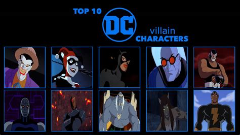 My Top 10 Dc Villain Characters By Dmonahan9 On Deviantart