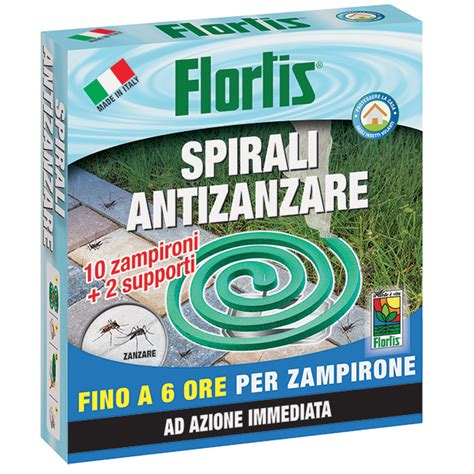 FLORTIS Spirali Antizanzare 10pz Garden Center Mediterraneo