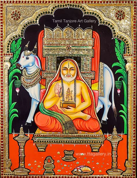 raghavendra swami tanjore painting raghavendra swami wallpaper