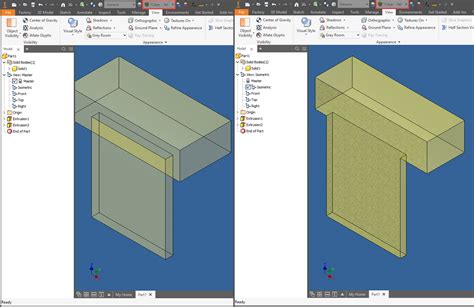 Transparente Darstellung In Der Schnittansicht Ndert Sich In Inventor