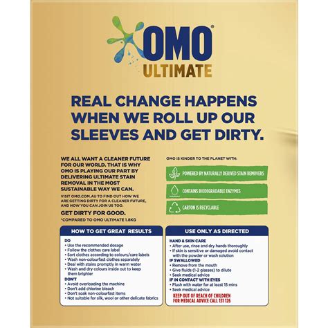 Omo Ultimate Washing Powder 2kg Woolworths