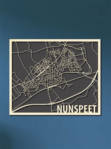 Citymap Nunspeet Kopen Hout Kado Nl