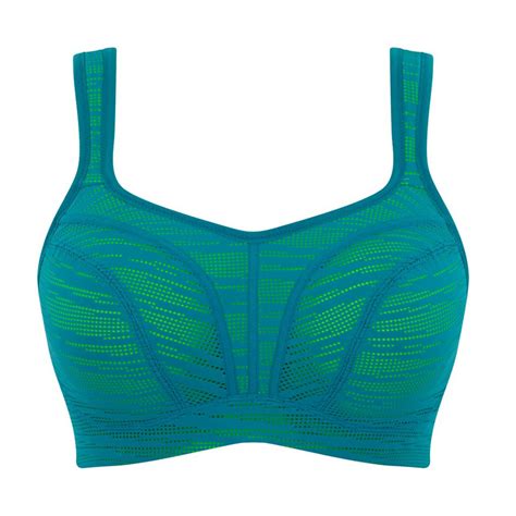 Sports Bra Lace Teal Lime