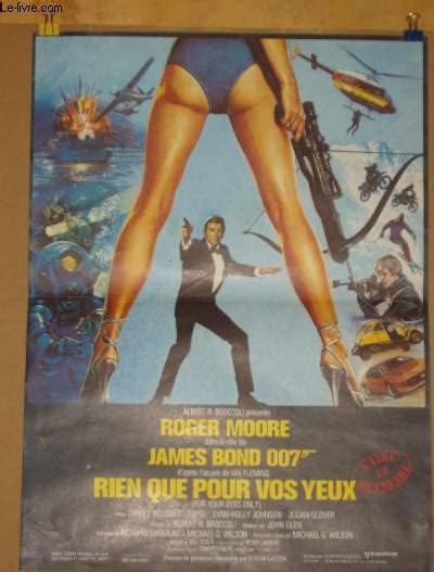 AFFICHE DE CINEMA JAMES BOND 007 RIEN QUE POUR VOS YEUX FOR YOUR