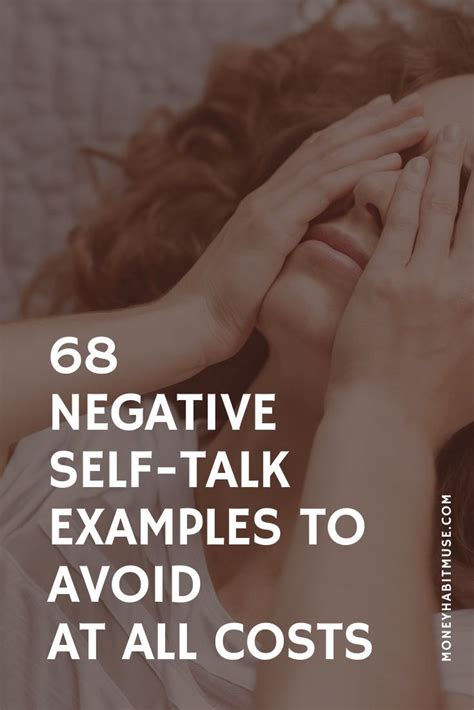 Negative Self Talk Examples To Avoid At All Costs Negative Self