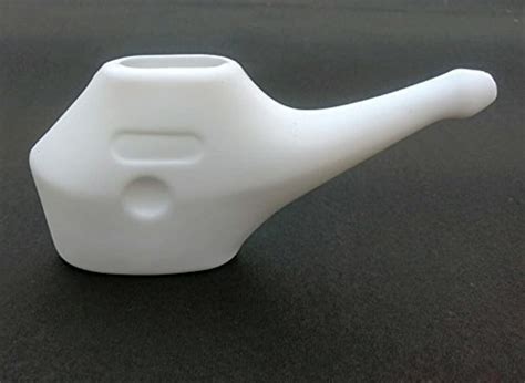 2activelife Light Weight Neti Pot White Durable Neti Pot For Nasal Cleansing With 5 Sachets Neti