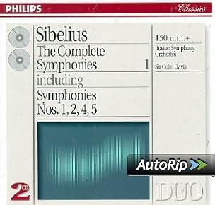 Amazon Jean Sibelius Colin Davis Boston Symphony Orchestra