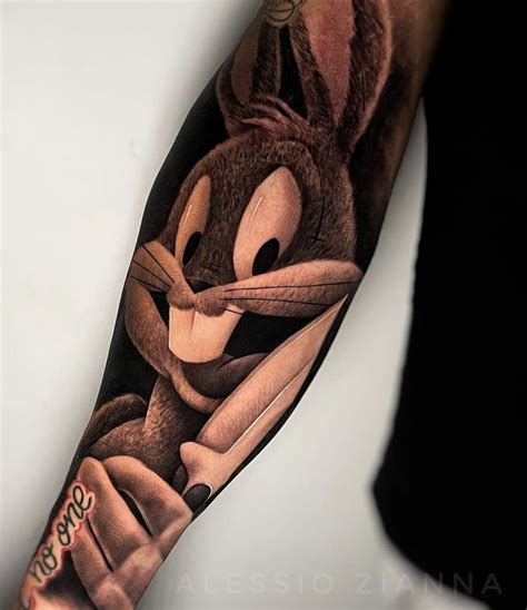 Bugs Bunny Tattoo | Bunny tattoos, Geometric tattoo design, Tattoos