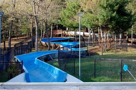 Big Blue Water Slide @ Jellystone Warrens Campground. Located @ Warrens, Wisconsin. | Water ...