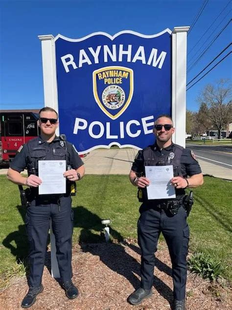 Raynham Police Officers Awarded Commendations For Superior Investigative And Lifesaving Efforts