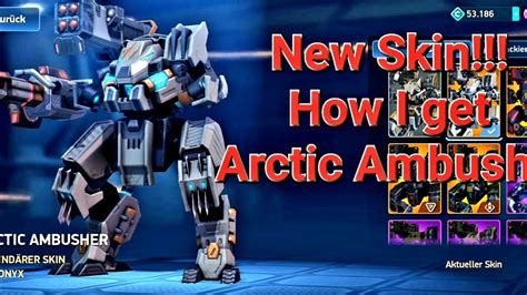 New Skin How To Get Arctic Ambusher Mecharena Mecharena Goldenburdo