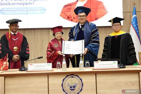 Megawati Soekarnoputri named honorary professor in Uzbekistan - ANTARA News