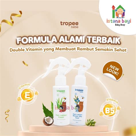 Jual Tropee Bebe Hair Lotion 100 Ml Baby Hair Lotion Tropee Bebe