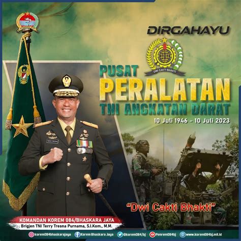 DIRGAHAYU PUSAT PERALATAN TNI AD KOREM 084 BHASKARA JAYA