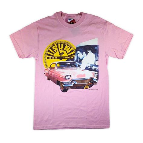 Elvis Pink Cadillac Tee Shop The Musictoday Merchandise Official Store