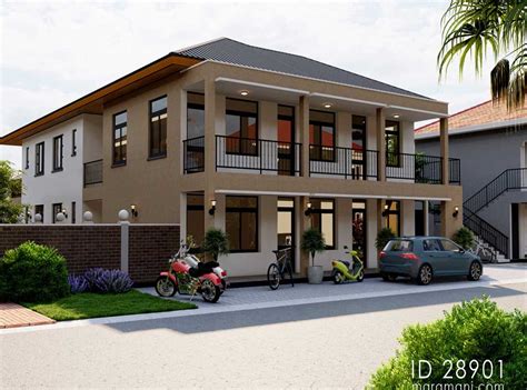 Two-storey 2 bedroom apartment building | Ebhosworks