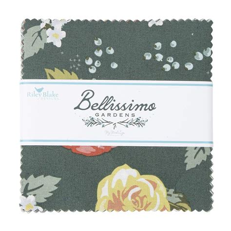 Riley Blake Designs Bellissimo Gardens Charm Pack By My Mind S Eye