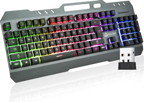 Klim Light V Clavier De Jeu Sans Fil Rechargeable Fin Et Durable