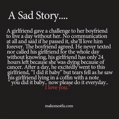 Short Sad Love Stories I am so Lonely I'm So Lonely...