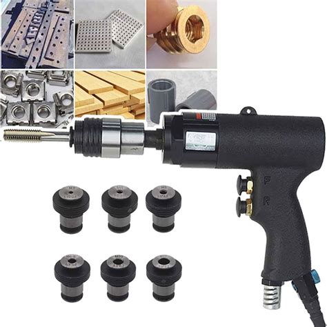 JOSKAA Pneumatic Tapping Machine M3 M12 Hand Held Air Tapping Gun