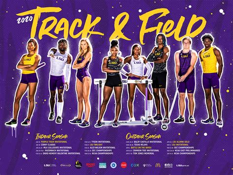 2019-20 LSU Track & Field on Behance