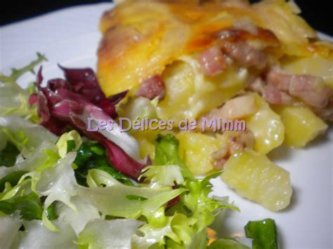 Tarticlette ou tartiflette au fromage à raclette Les Délices de Mimm