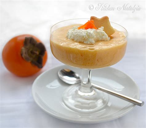 Raw Persimmon Pudding Recipe | Kitchen Nostalgia