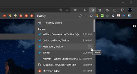 Microsoft is adding a History button to the new Edge Canary - MSPoweruser