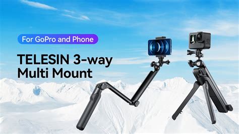 Telesin Way Multi Mount For Gopro And Phone Youtube