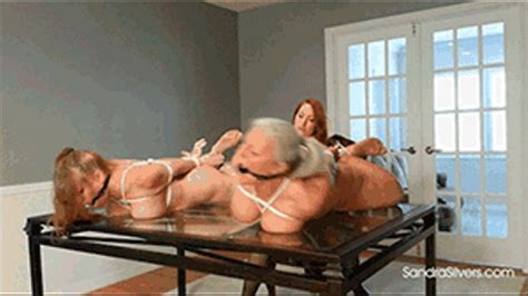 Buxom Nude Hogtied MILFs Endure Barefoot Bondage Orgasms At The Hands Of Amazon Redhead 1974