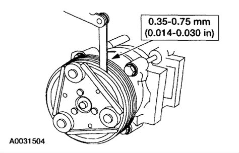 Ac Compressor Clutch Air Gap How To Check And Adjust Justanswer