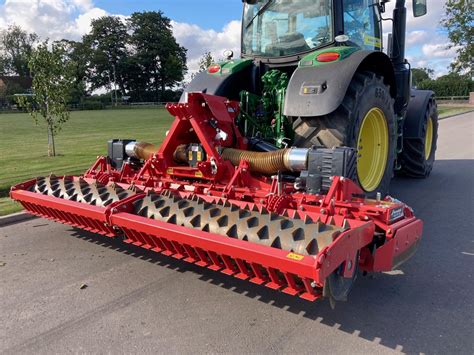 Used Kverneland Folding Power Harrow For Sale Lincolnshire Uk