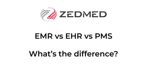 Demystifying Medical Tech Emr Vs Ehr Vs Pms Whats The Difference