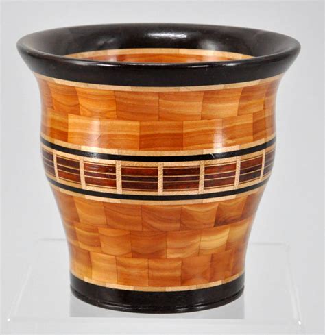 Custom Segmented Wood Bowls With Feature Rings