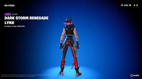 Can Renegade Lynx Have No Tail Style R Fortnitebr