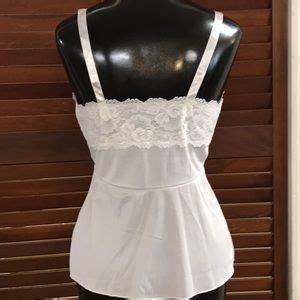 Pinehurst Lingerie Intimates Sleepwear Vintage Pinehurst Lingerie White Lace Camisole Size