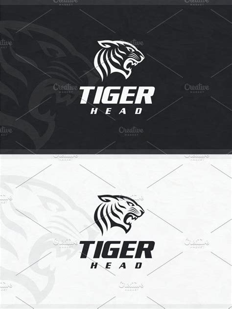 Tiger Head Logo | Vector logo, Club design, ? logo