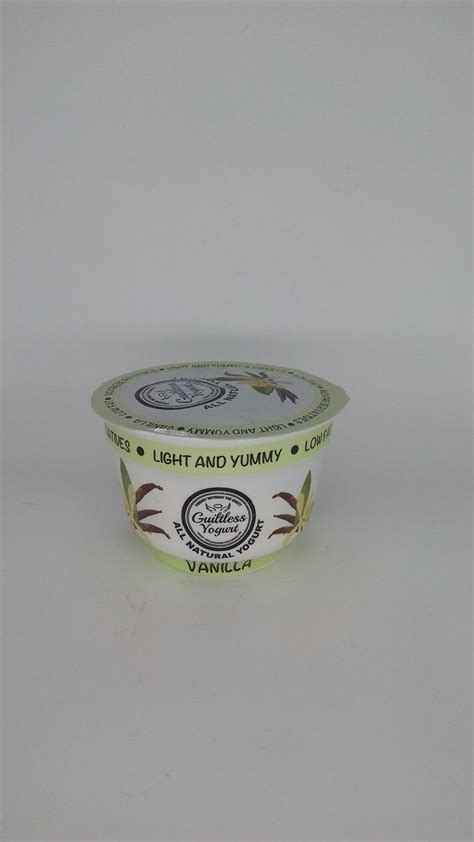 Guiltless yogurt vanilla low fat 7oz – Door To Door West