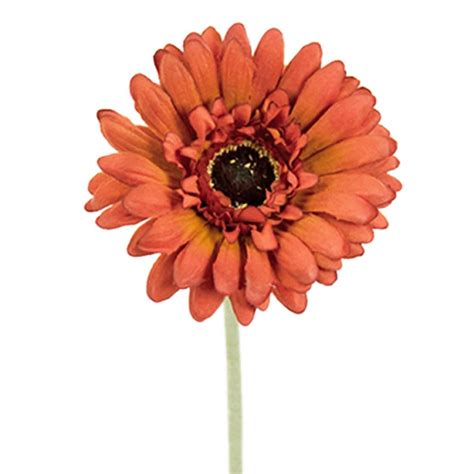 Kunstig Gerbera Stilk Cm Cm Rust