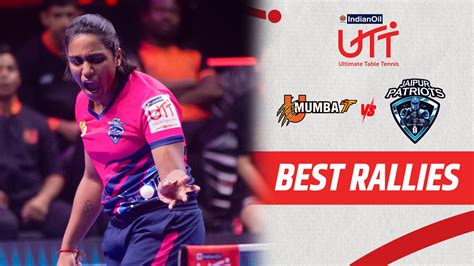 Watch U Mumba TT Vs Jaipur Patriots Best Rallies Video Online HD On