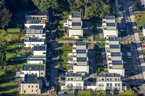 Luftbild Gelsenkirchen Wohngebiet Mischbebauung Der Mehr Und