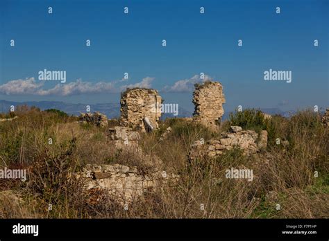 Ruins in Side, Turkey Stock Photo - Alamy