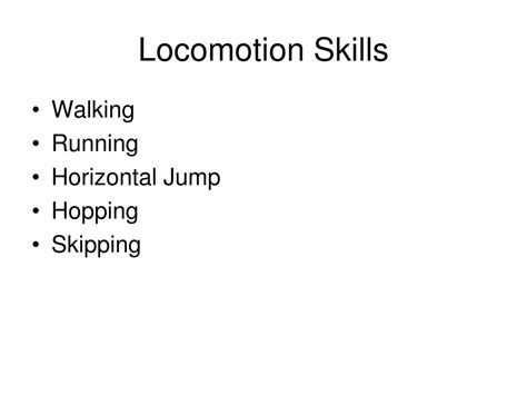 Ppt Fundamental Locomotion Skills Powerpoint Presentation Free