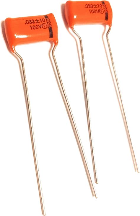 2 X 033uf 400v Orange Drop Guitar Tone Capacitors 715p Polypropylene