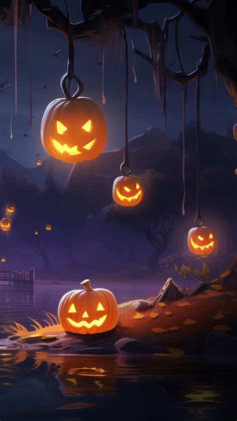 Halloween Night Jack O Lantern 4k 7021m Wallpaper Pc Desktop