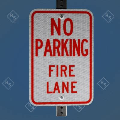 No Parking Fire Lane Signs R Rice Signs